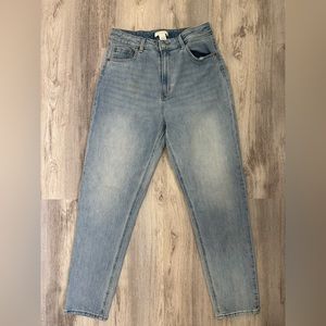H&M High Rise Straight Leg Jean